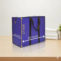 Storage Bag -Blue - 120 GSM - Non Woven (20 x 17 x 10) Medium