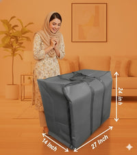 Storage Bags -Red - Size 27*24+14 -120 GSM - Non Woven (Extra Large)